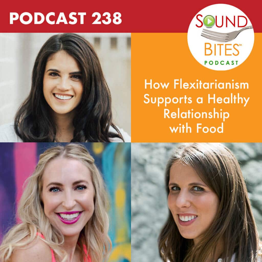 Podcast Episode 238: How Flexitarianism Supports a Healthy Relationship with Food – Chelsey Amer, Dawn Jackson Blatner & Amanda Blechman